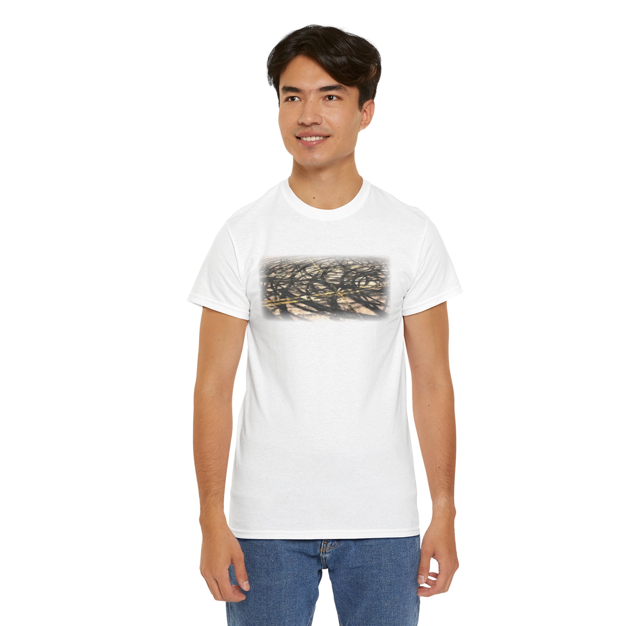 TIRE BURNOUT SKID MARKS